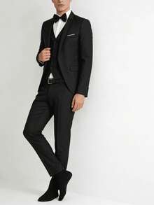 Men Suits - Black - View 6