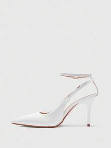 CUCCOO BIZCHIC Women's Elegant Pointed Toe Pumps With Buckle, Suitable For Commuting Valentine's Day