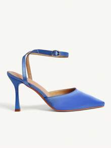 CUCCOO CHICEST 女士时尚优雅派对尖头高跟鞋 - 水藍色 - 查看 8