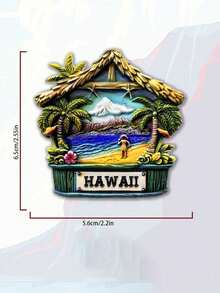 1pc North America United States City Sightseeing Handmade Souvenir Resin 3D Fridge Magnet - Multicolor - View 7