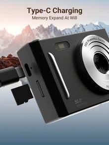 JMMO 1080P 48MP Digital Camera, CCD Camera With 16X Zoom, Anti Shake, Face Detection, Ideal Travel And Special Occasions - Camera - View 3