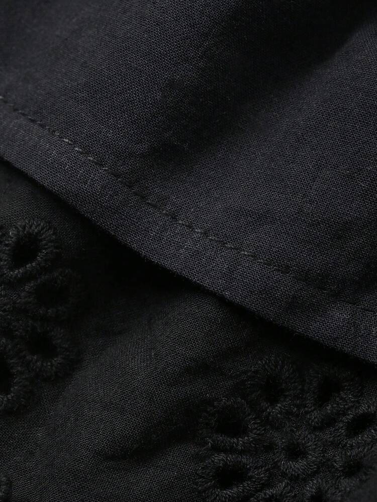 Toddler Girls' Solid Color Lace Korean Style Spring/Summer Dress