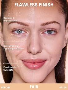 SHEGLAM Lock & Go Long-Lasting 氣墊粉餅-Fair 品牌 美容 化妝 化妝品 適合女性與女孩 完美搭配冬季春季 Y2K 時尚 流行 生日禮物 假期 派對準備就緒 最佳顏色 - Fair - 查看 3