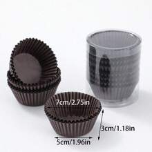 100 chiếc giấy lót bánh cupcake tự nhiên, giấy chống dầu mỡ, khuôn làm bánh muffin không mùi, giấy gói bánh cupcake nhỏ cho sinh nhật và ngày lễ, khuôn nướng chịu nhiệt cao, khuôn bánh đặc biệt dùng cho lò nướng và nồi chiên không dầu, dụng cụ làm bánh và đồ dùng nhà bếp. - Nhiều màu - Xem 7