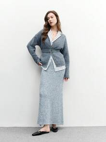 CUCCOO BIZCHIC 女士方头平底黑色金属扣玛丽珍鞋，轻便舒适，一脚蹬设计，适合搭配连衣裙 - 黑色 - 查看 10