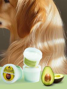 1pc/2pcs Natural Pet Conditioner -With Olive & Avocado Oil, Deeply Moisturizes, Softens, & Conditions Dry Coat & Hair,Effortlessly & Adds Radiant Shine For All Dogs, Cats, & Puppies - 100g - View 6