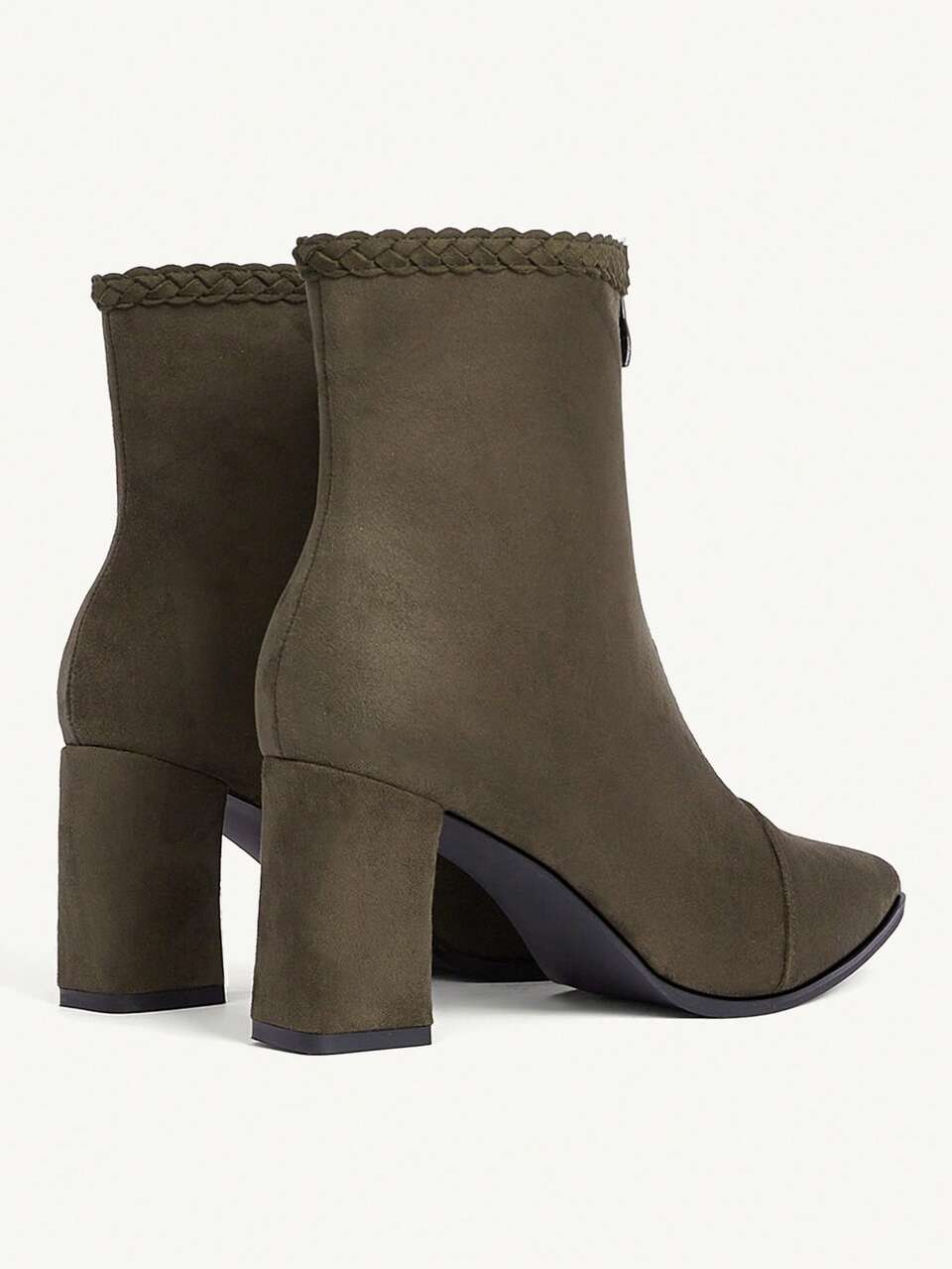 CUCCOO CHICEST Women's Fashion Versatile Commute Chunky Heel Ankle Boots For Christmas