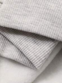 DAZY 少女圆领灯笼袖动物纹蝴蝶结装饰撞色加厚抓绒卫衣，秋季款