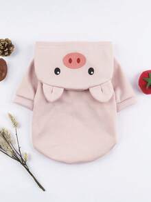PETSIN 1 buah Hoodie Kostum Cosplay Hewan, Cocok untuk Anjing dan Kucing untuk Dipakai di Luar Ruangan - Dusty Pink - View 9