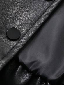 Toddler Girls' Casual Solid Color Spring/Autumn Korean Style Outerwear - Black - View 9