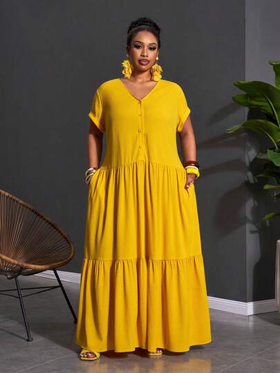 Yellow Dresses | Fashion Yellow Dresses | SHEIN USA