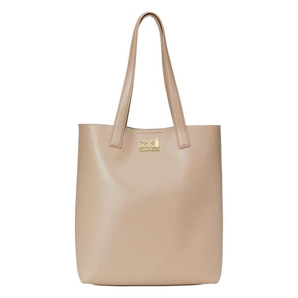 Cavalli Class Ravenna Women Tote Bag Beige