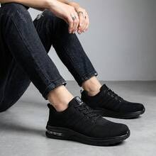 SEGURITO Zapatos de trabajo, tenis industriales hombre/mujer, bota industrial, botas de casquillo, zapatos industriales, zapatillas malla transpirables, antideslizantes, a prueba de pinchazos, ofrece una pisada cómoda. Adecuado para trabajadores de la construcción, personal de almacén, entornos de trabajo y actividades al aire libre. - Negro - Ver 5