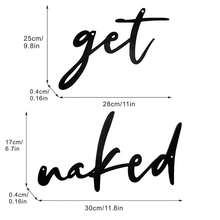 2 件/套字母墙贴，木质墙面装饰，复古木质挂牌，适用于家居客厅、酒吧、厨房、卧室、浴室装饰，厕所贴纸，情人节、婚礼、生日、返校季适用