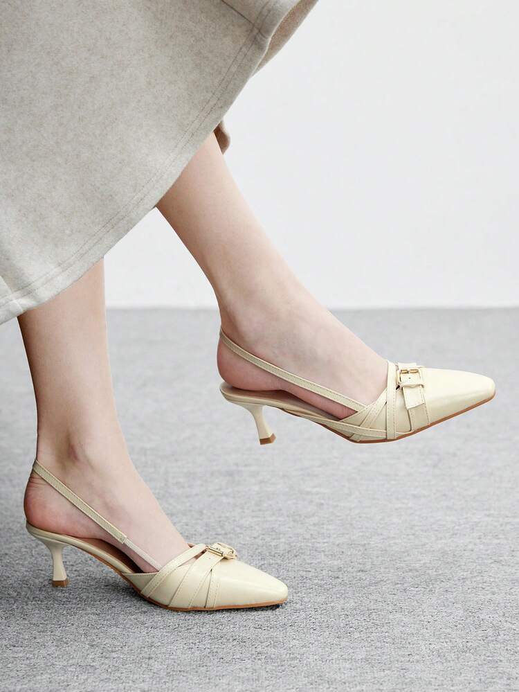 CUCCOO BIZCHIC Fashionable Bow Women's High-Heeled Shoes In Black, Sexy, Elegant, Comfortable And Versatile Valentine's Day