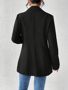 Women Blazers - Black - View 3