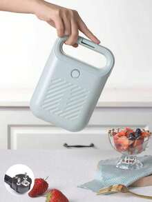 Teckwe 三明治机 家用网络名人 轻食早餐机 三明治电动烤盘烤面包机 面包压烤机 - 彩色 - 查看 4