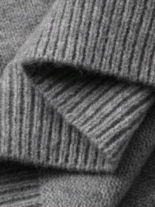 DAZY Maglione casual con colletto a fiocco e blocchi di colore per ragazze pre-adolescenti, autunno/inverno