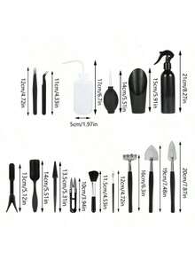 Black Series Succulent Plant Tool Gardening Tool Set Indoor Planting And Pot Transfer Gardening Set - Multicolor - View 4