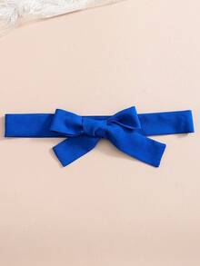 Young Girl' Ruffled Asymmetrical Hem Princess Dress, Dopamine Red, Mexican Children's Day - Blue - View 7