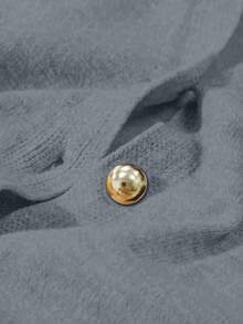 Franclia 女士休闲宽松针织毛衣裤套装（2件套），舒适简约设计 - 深灰色 - 查看 7