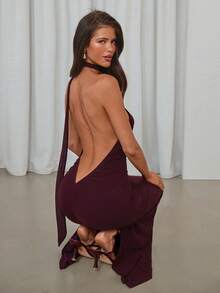 Aloruh Đầm đuôi cá dệt kim màu tím đỏ thắt nơ cổ, đầm lưới dệt kim, thích hợp cho lễ Phục sinh, lễ hội Carnival, trang phục công sở, đi chơi, hẹn hò, trang phục giáo viên, trang phục đi xem hòa nhạc, trang phục đi xem hòa nhạc đồng quê, đầm dạ hội, đầm dài thường ngày, trang phục đi biển, đầm dài thanh lịch, đầm sinh nhật, đầm dạ hội, đầm tốt nghiệp, đầm phù dâu, đám cưới & sự kiện, đầm dự tiệc cưới, đầm lễ hội. - Màu tím - Xem 7