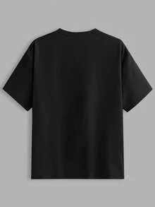 EASEVO 3件套加大码男士纯色修身圆领短袖T恤，夏季休闲日常穿着 - 彩色 - 查看 9