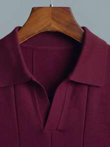 Men Knit Tops - Zang red - View 4