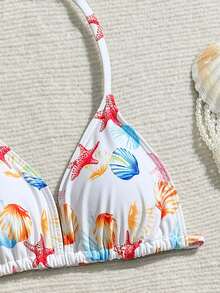 SHEIN Bộ bikini 3 mảnh cho bé gái tuổi teen, đồ bơi in hình sao biển và vỏ sò thời trang kèm váy, thích hợp cho bơi lội, kỳ nghỉ, mùa hè (Họa tiết ngẫu nhiên) Bộ đồ bơi 3 mảnh Bộ bikini 3 mảnh kèm váy sarong Bộ đồ đi biển đồng bộ cho bé gái Bộ đồ đi biển Váy bơi buộc eo Bộ đồ bơi họa tiết sao biển và vỏ sò cho bé gái Bộ đồ bơi 3 mảnh cho tuổi teen Bộ bikini 3 mảnh Bộ bikini kèm váy sarong Bộ đồ bơi 3 mảnh Bộ đồ bơi mùa hè cho bé gái Bộ đồ bơi 3 mảnh cho bé gái Váy sarong lưới mùa hè Váy bơi buộc eo in hình vỏ sò và sao biển - Nhiều màu - Xem 3