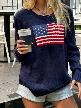 MainGRL Women's Casual Christmas Bow Accent Knit Pullover Sweater, College Style, Long Sleeve, Autumn/Winter,Long Sleeve Tops,Knitted Sweater