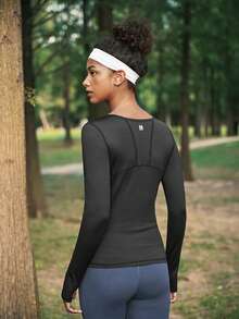 In My Nature Women's Solid Color Off-Shoulder Long Sleeve Casual Comfortable Outdoor T-Shirt Top With Pockets