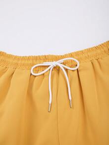Manfinity RSRT Bộ áo sơ mi và quần short in hình dứa dành cho nam giới mùa hè, trang phục đi nghỉ mát nhiệt đới, trang phục Bahamas cho nam, trang phục đi biển cho nam, trang phục Hawaii cho nam, trang phục Cancun cho nam, trang phục nghỉ lễ. - Màu xanh hải quân - Xem 7