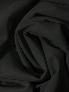 Franclia Petite 女士短袖串珠圆领修身衬衫，优雅夏季款 - 黑色 - 查看 3