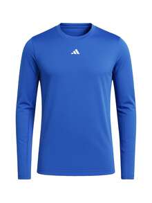 Adidas Techfit Men's Long Sleeve Shirt Blue - Team royal blue - View 1
