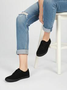 Women Casual Shoes - Black - View 2