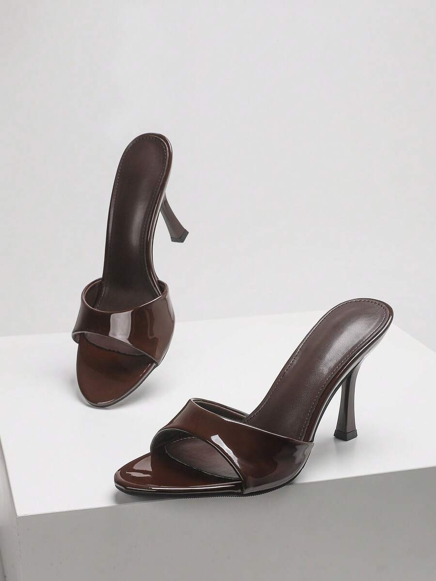 CUCCOO SZL Women Shoes Are Stylish And Easy To Wear And Take Off. Simple Classic Muller High-Heeled Sandals Are Suitable For Commuting, Dating, Parties, And Other Occasions. Valentine's Day