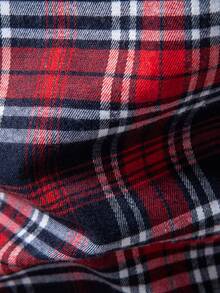 Manfinity Bizformal Men's Front Button Plaid Casual Everyday Long Sleeve Shirt Men Shirts Plaid Men Button Up Shirt Plaid Button Up Shirt Men Plaid Shirt - Multicolor - View 8