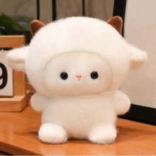 1pc, Cute Panda, Kitten, Duck, Fox And Raccoon Plush Toys, Suitable For Events And Party Decorations, Lovely Toys, Home Decorations, And Cute Stuffed Animal Gifts Ideal For Independence Day, Birthdays, Mother's Day, And Weddings.