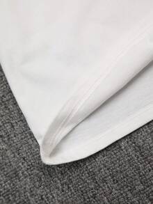 algodón puro boys  t shirts camisas para niño  boys clothes ropa de niño boy clothes boy clothes for kids graphic kids clothes boys boy clothes teen boy clothes boy shirts cute tops - Blanco - Ver 5