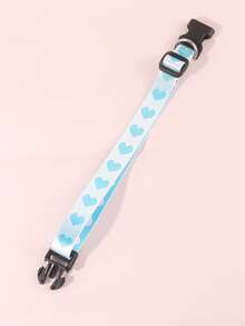 PETSIN 1pc Valentine's Day Pet Lovely Heart Print Pet Collar Pendant, Suitable For Small Cat And Dog Leash - Multicolor - View 10