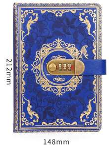 Lock Diary For Women & Men With Pen, A5 240 Pages Journal With Lock, Vintage Edge Refillable Leather Journaling Notebooks - A5 - View 7
