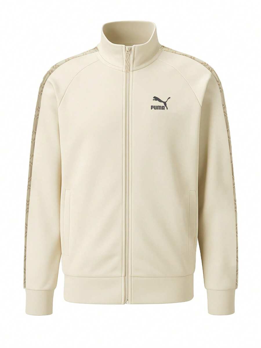 Puma T7 TRND 7ETTER Track Jacket Men Beige - Beige - View 1
