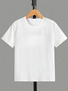 algodón puro boys  t shirts camisas para niño  boys clothes ropa de niño boy clothes boy clothes for kids graphic kids clothes boys boy clothes teen boy clothes boy shirts cute tops - Blanco - Ver 2