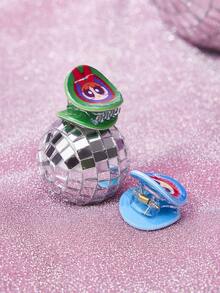 THE POWERPUFF GIRLS X SHEIN 3 piezas de Pinzas de pelo mini con diseños de personajes de dibujos animados, elegantes y lindas, adecuadas para uso diario - Color - Ver 3