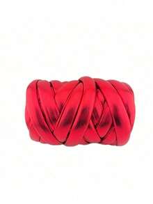 500克闪亮金属粗线（仿皮冰岛羊毛） - 超大粗线，适用于DIY毯子、包包、枕头、地毯和宠物床，闪光PU工艺纱线，不掉毛纤维，巨型钩针编织套装 - 彩色 - 查看 23