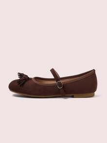 CUCCOO DOLLMOD Women's Casual Comfortable Slip-On Flats - Coffee Brown - View 7