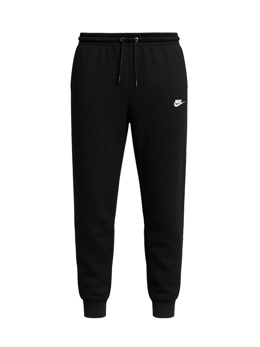 Club Men's Joggers Black - Obsidian/Obsidian/White - View 1