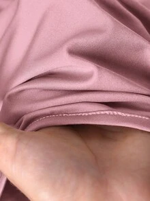 CosyJoli 3件套加大码女式休闲纯色长袖连体衣，百搭日常穿着，春秋季 - 彩色 - 查看 8