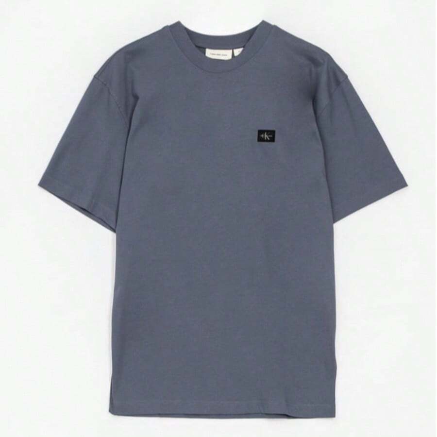 Calvin Klein Relaxed Men's T-Shirt Grey - Blue - View 1