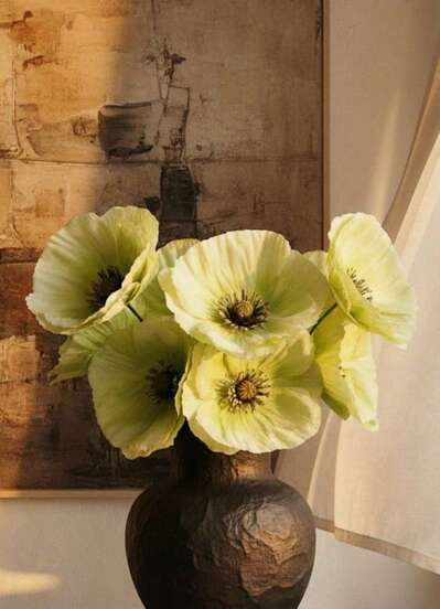 Cirelle 6/12pcs Artificial Flowers With Free Stems DIY Fake Flowers For Home Wedding Party Decoration Table Centerpieces Silk Flowers For Headwear & Slippers